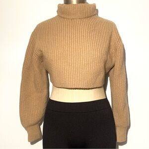 Wilfred Montpellier Turtleneck cropped sweater size S